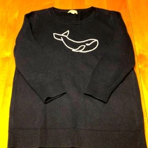 Loft 3/4 length whale sweater